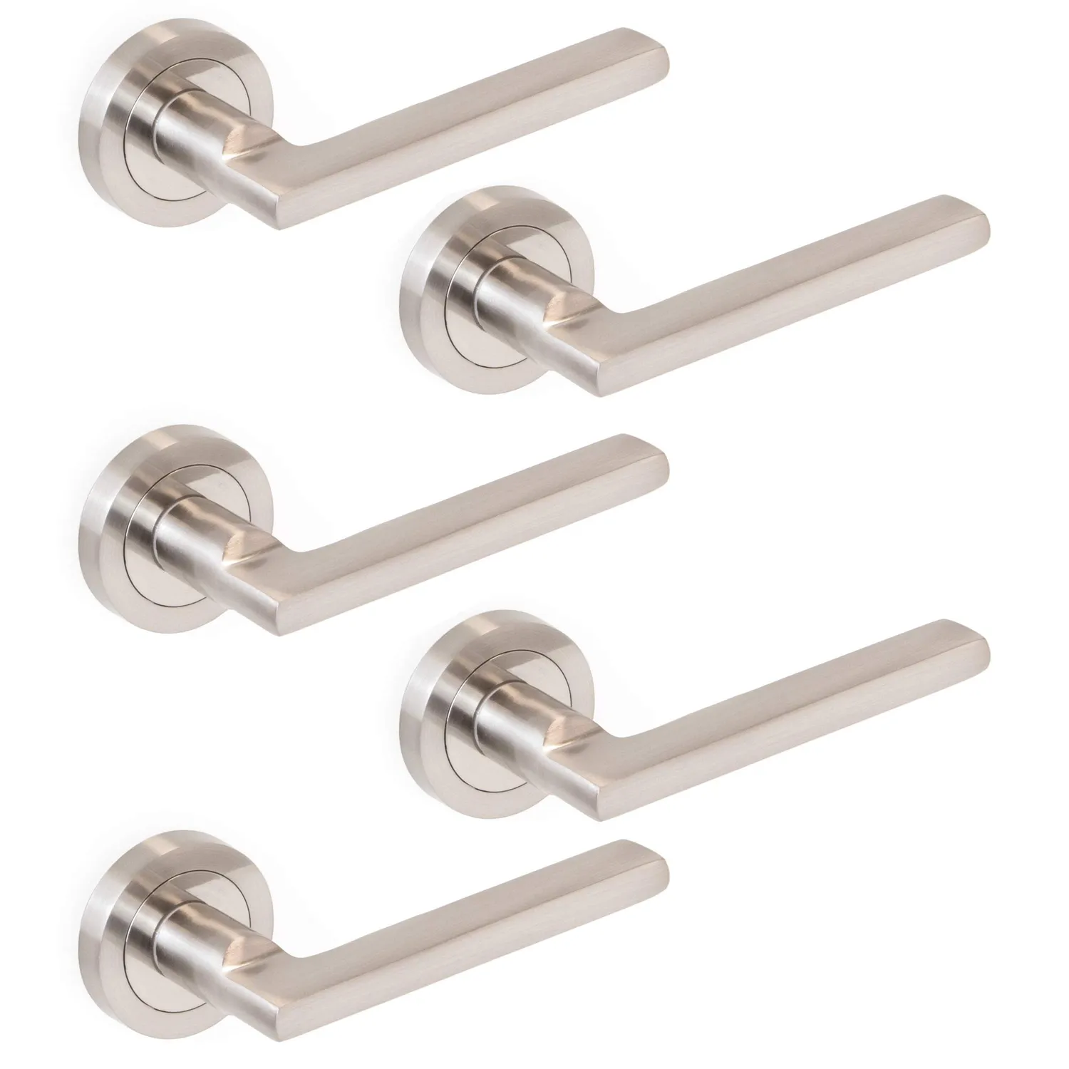 Emuca maniglia interna nickel satinato 5 coppie 50x50