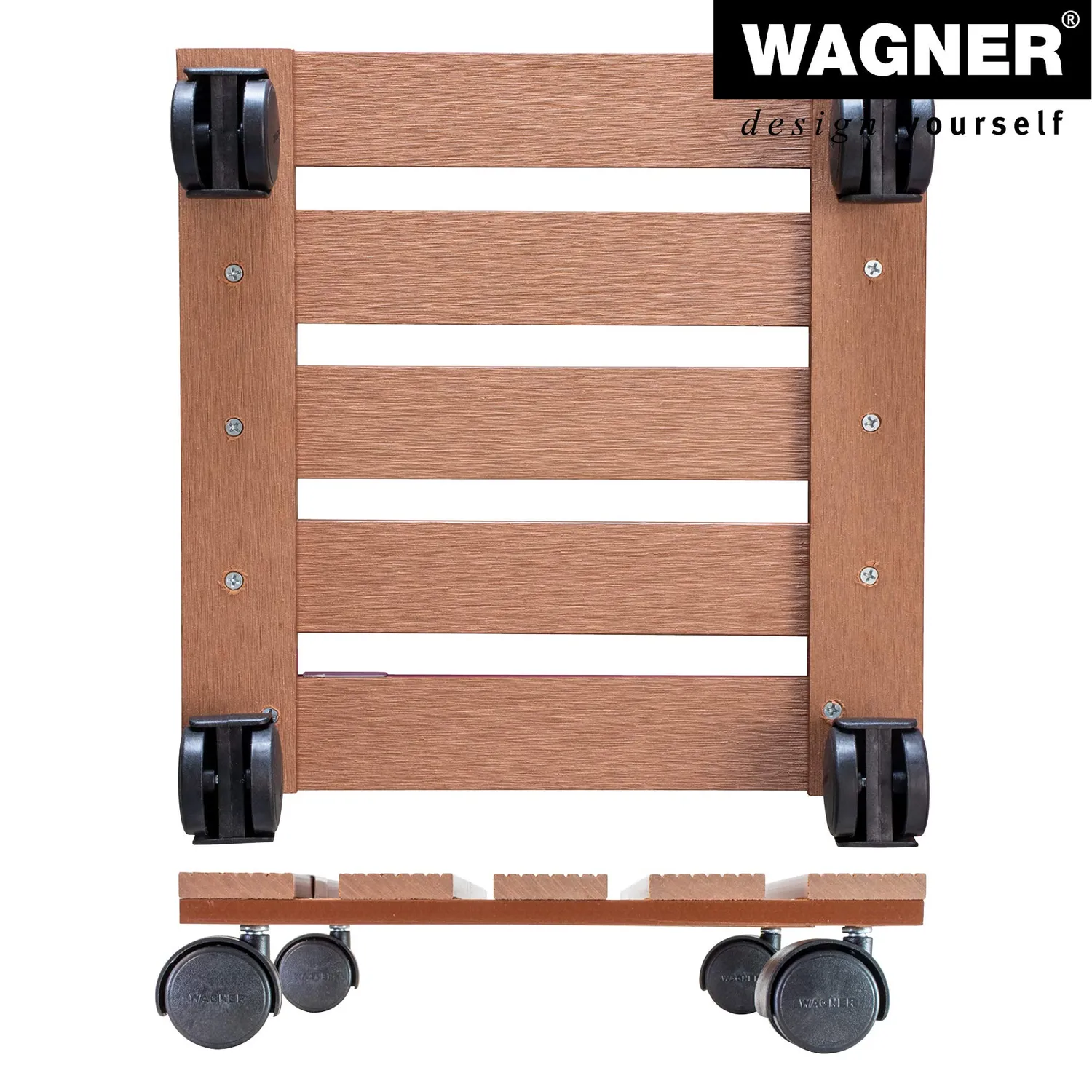 Wagner WPC 20051001 carrello piante 29 cm terracotta 60 kg