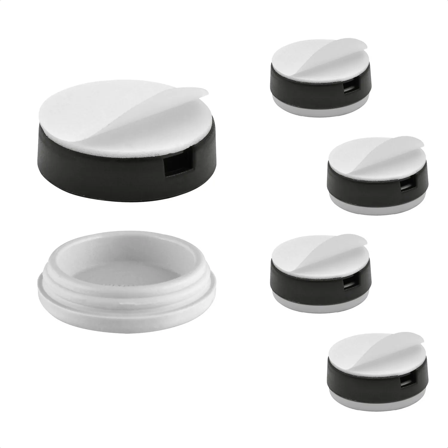 WAGNER QuickClick Pattini Mobili Ø 40 mm Set 4 Pezzi