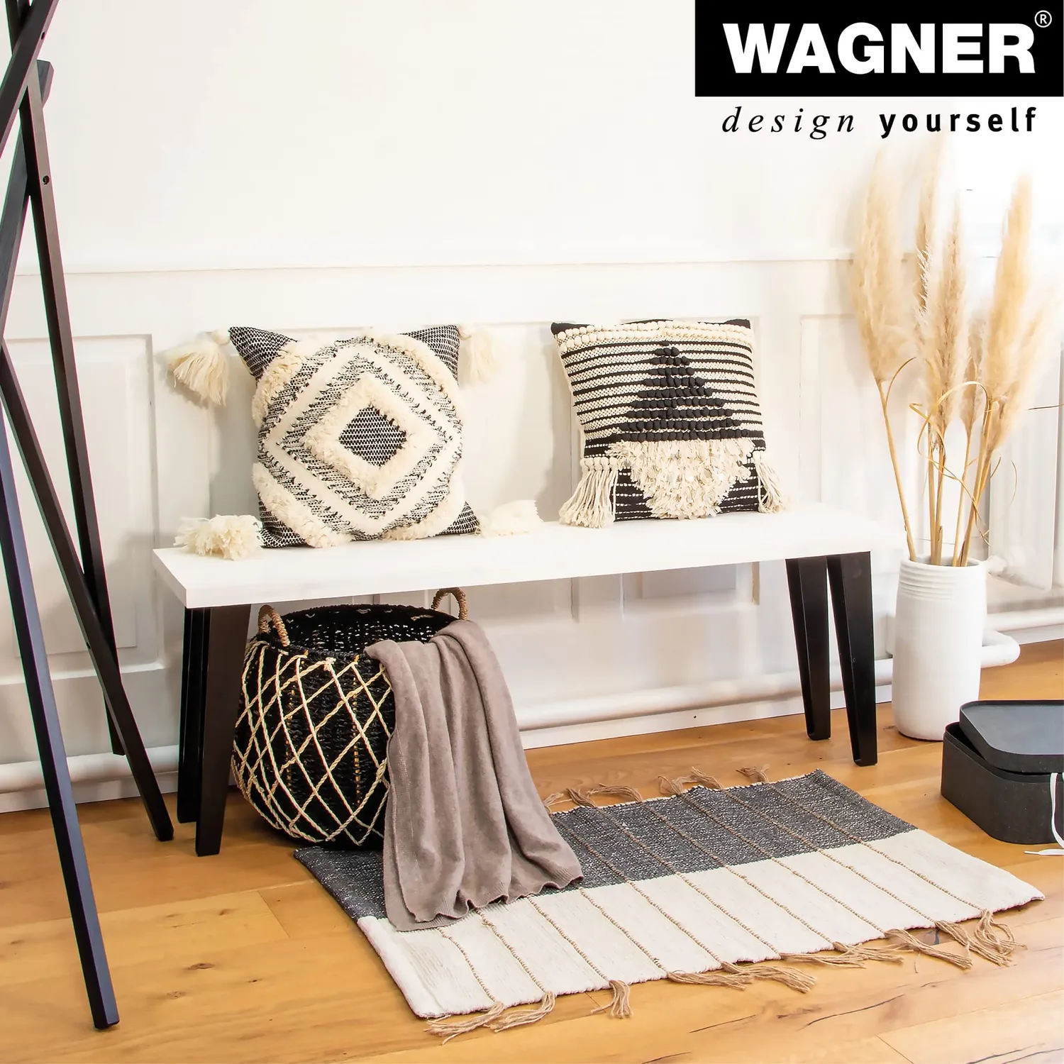 Wagner V-Style ST 0610 gamba mobile 100 mm nera