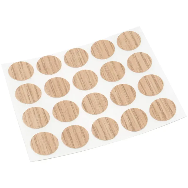 Adsamm copriforo adesivi quercia chiara Ø13 mm 20 pezzi