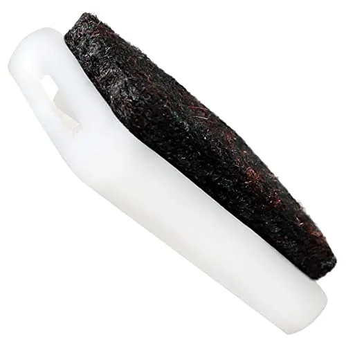 Adsamm ricambio feltro puntali a slitta bianco 19x33 mm 1 pz