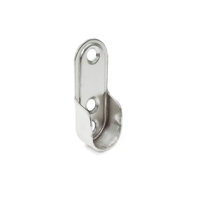 Emuca 7063207 reggitubo laterale nichelato set 50 pezzi