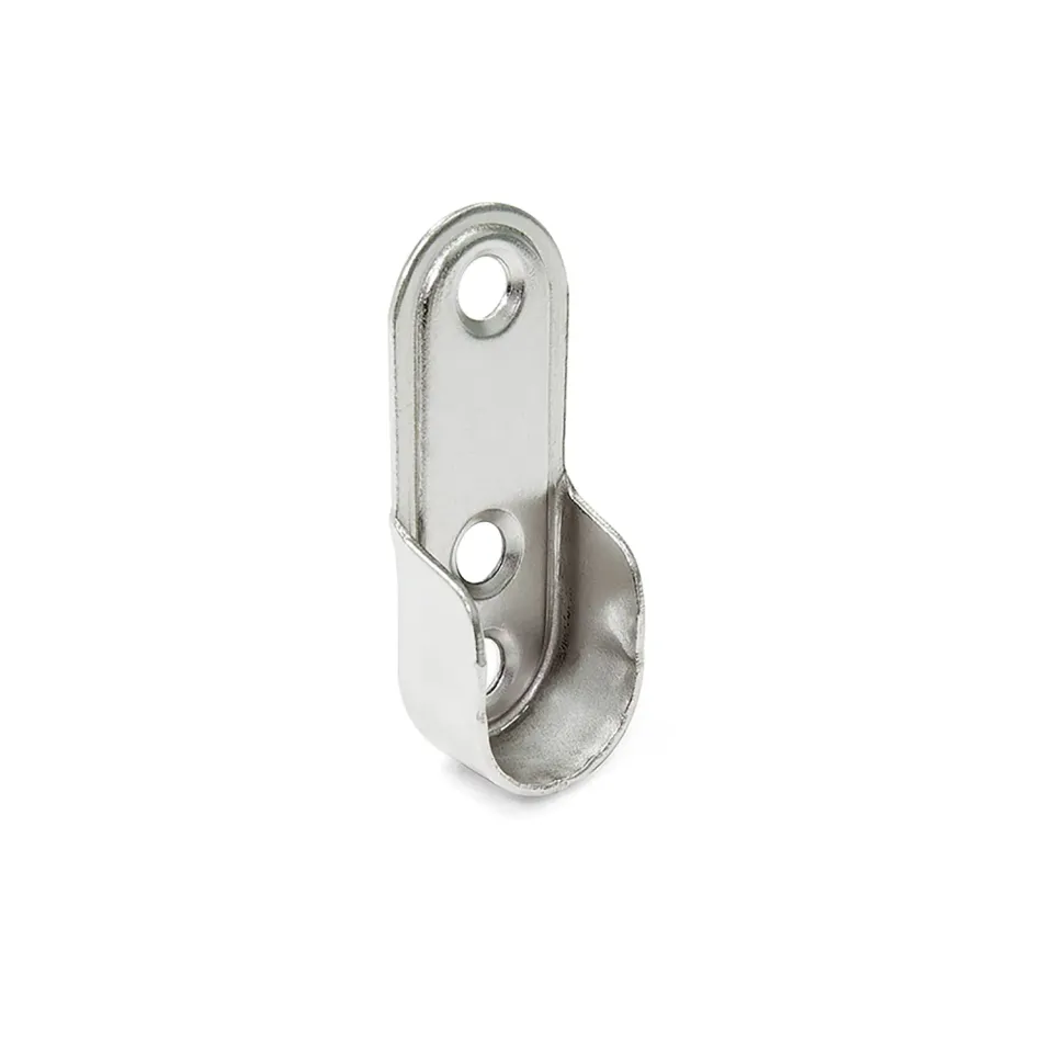 Emuca 7063207 reggitubo laterale nichelato set 50 pezzi