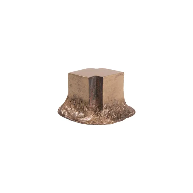 NIVA Design Solido pomello ottone nero minerale