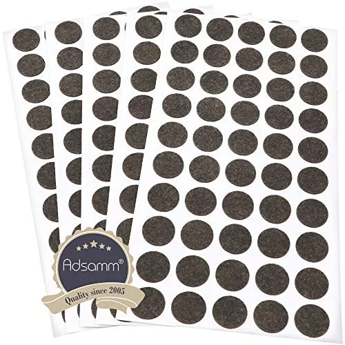 Adsamm Ultrasottili ø 16 mm Feltrini Marroni 250 pz 1,5mm