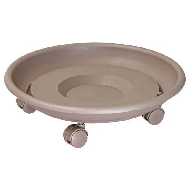WAGNER Serie K Carrello Piante Ø34 Tortora Portata 50 kg