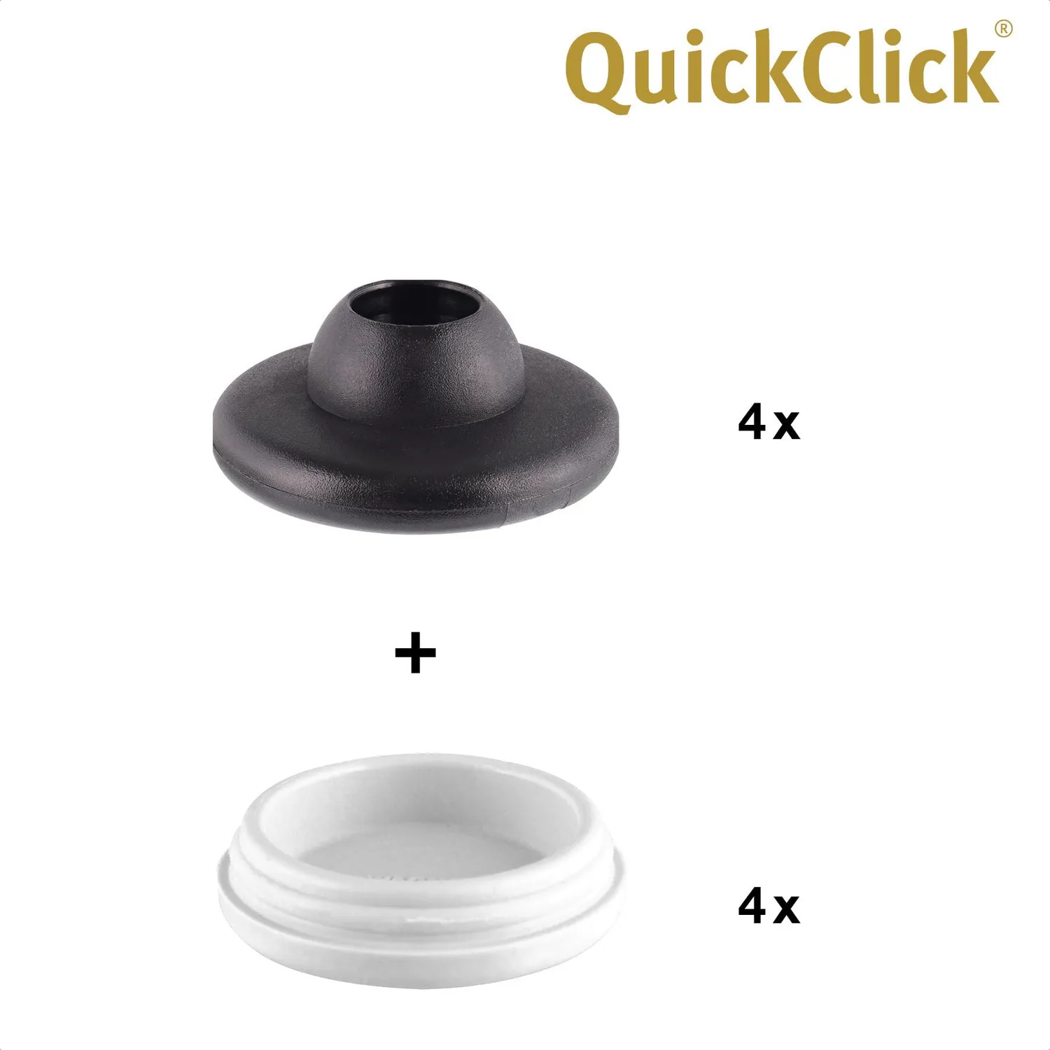 WAGNER QuickClick scivoli Hyper Ø30 mm plastica 4+4 pz