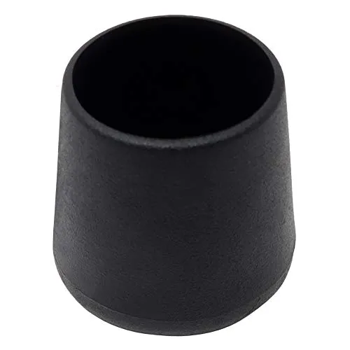 Adsamm Quality puntale tondo nero 32-33 mm 1 pezzo PVC