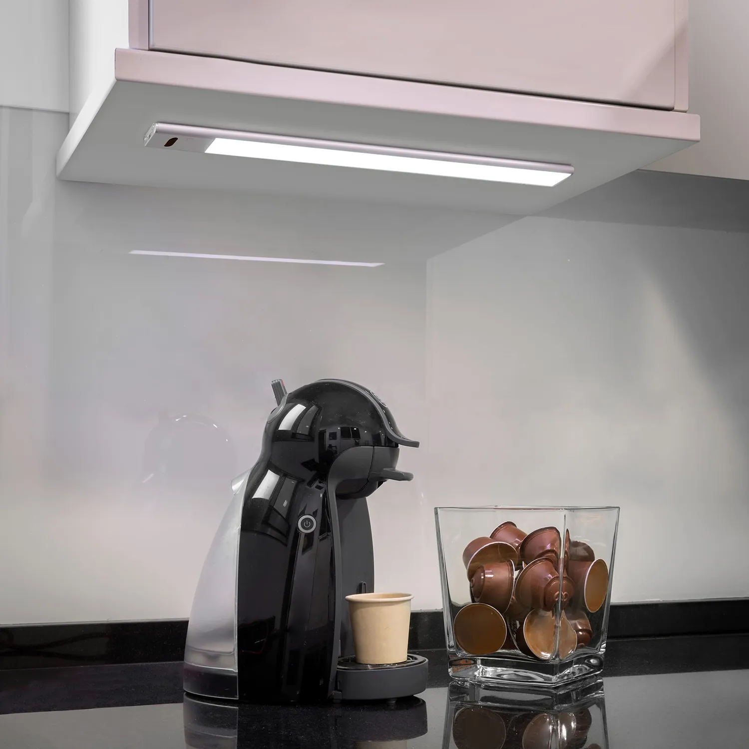 Emuca Kaus Lampada LED 240mm Touch Opaco