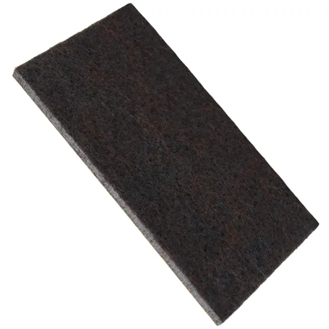 Adsamm feltrini autoadesivi 50x100 mm marroni 4 pezzi 5,5 mm