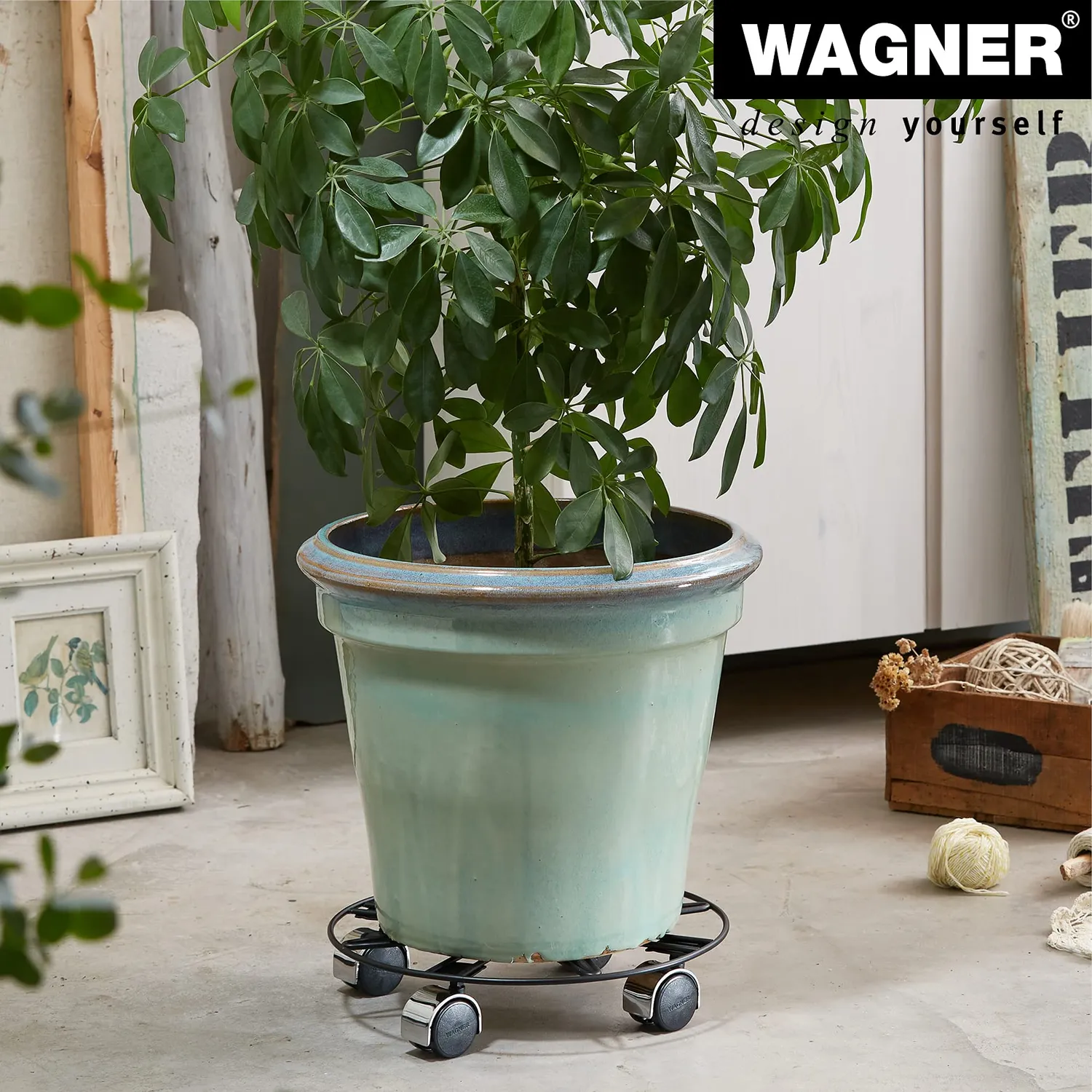 Wagner Black Star 20093801 carrello piante tondo 30 cm