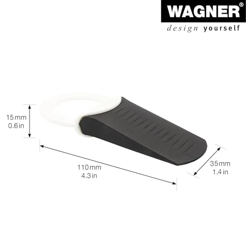 Wagner Cuneo Fermaporta Gomma Gancio Piccolo 110 mm