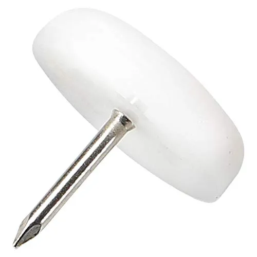 Adsamm PG-N-WH-22 feltrini con chiodo 100 pz Ø22 mm bianchi