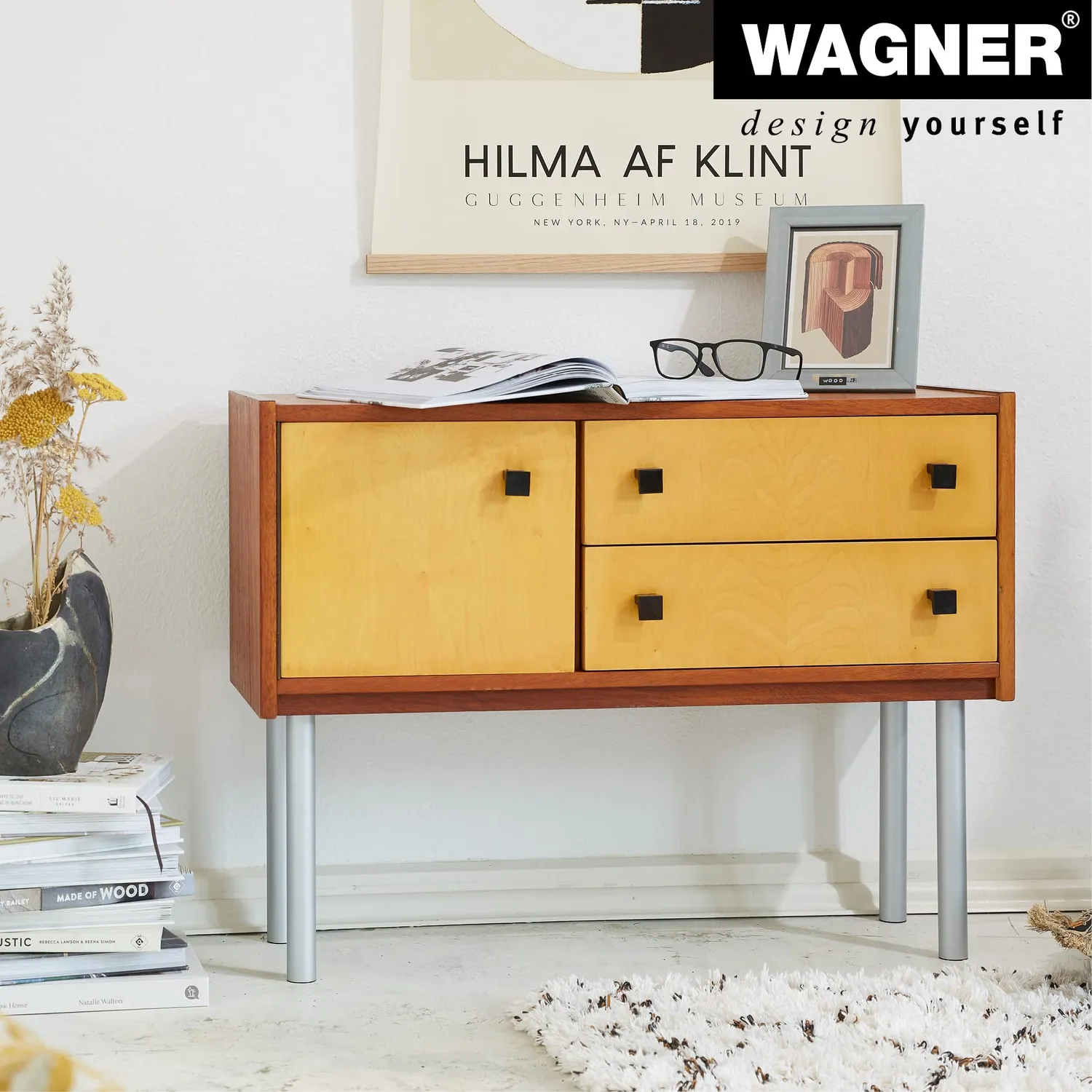Wagner Classic ST 1250 gamba mobili 500 mm argento