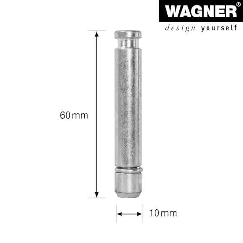 Wagner RO 0062 perno sedia 10 mm 60 mm acciaio singolo