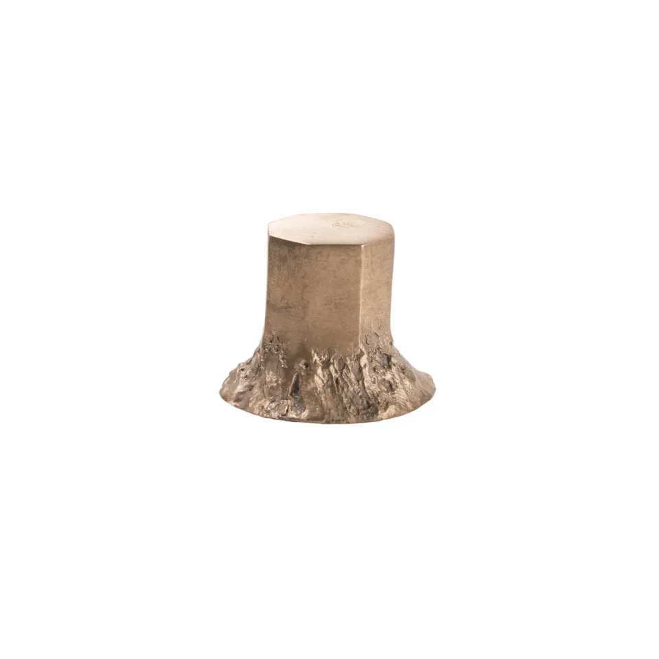 NIVA Design Solido pomello mobili ottone minerale