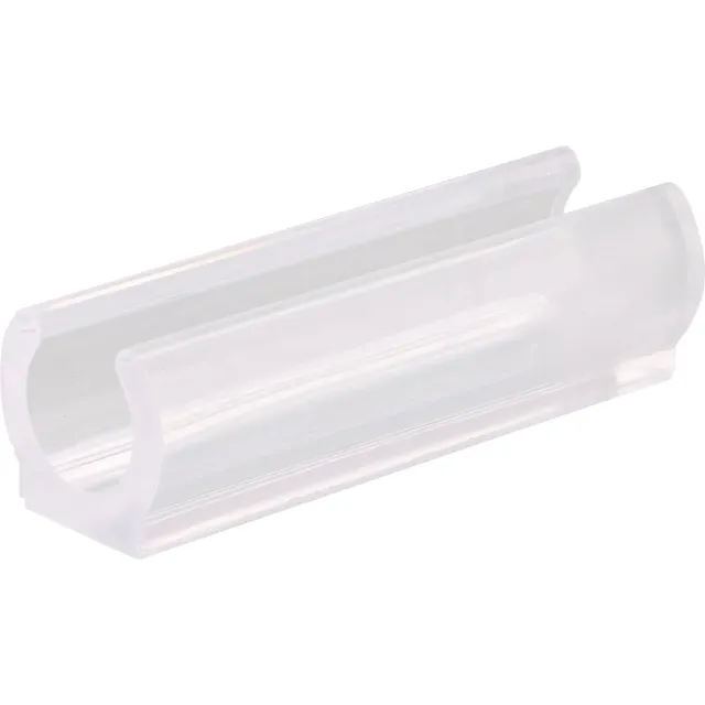 Wagner tappi morsetto tubo rotondo plastica trasparente 4 pezzi