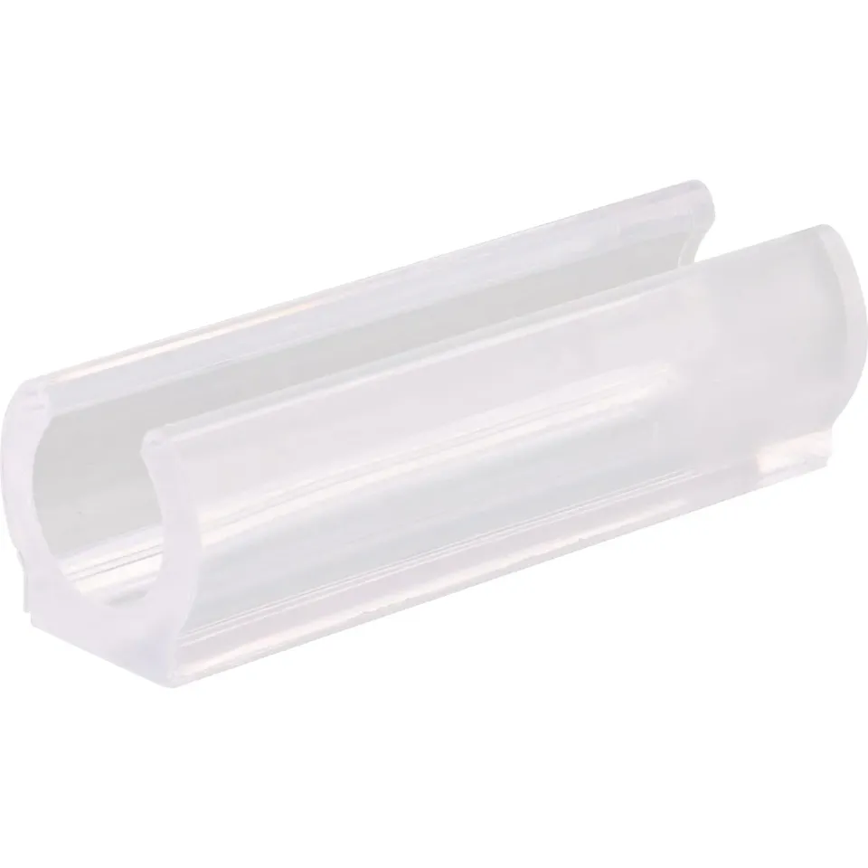 Wagner tappi morsetto tubo rotondo plastica trasparente 4 pezzi