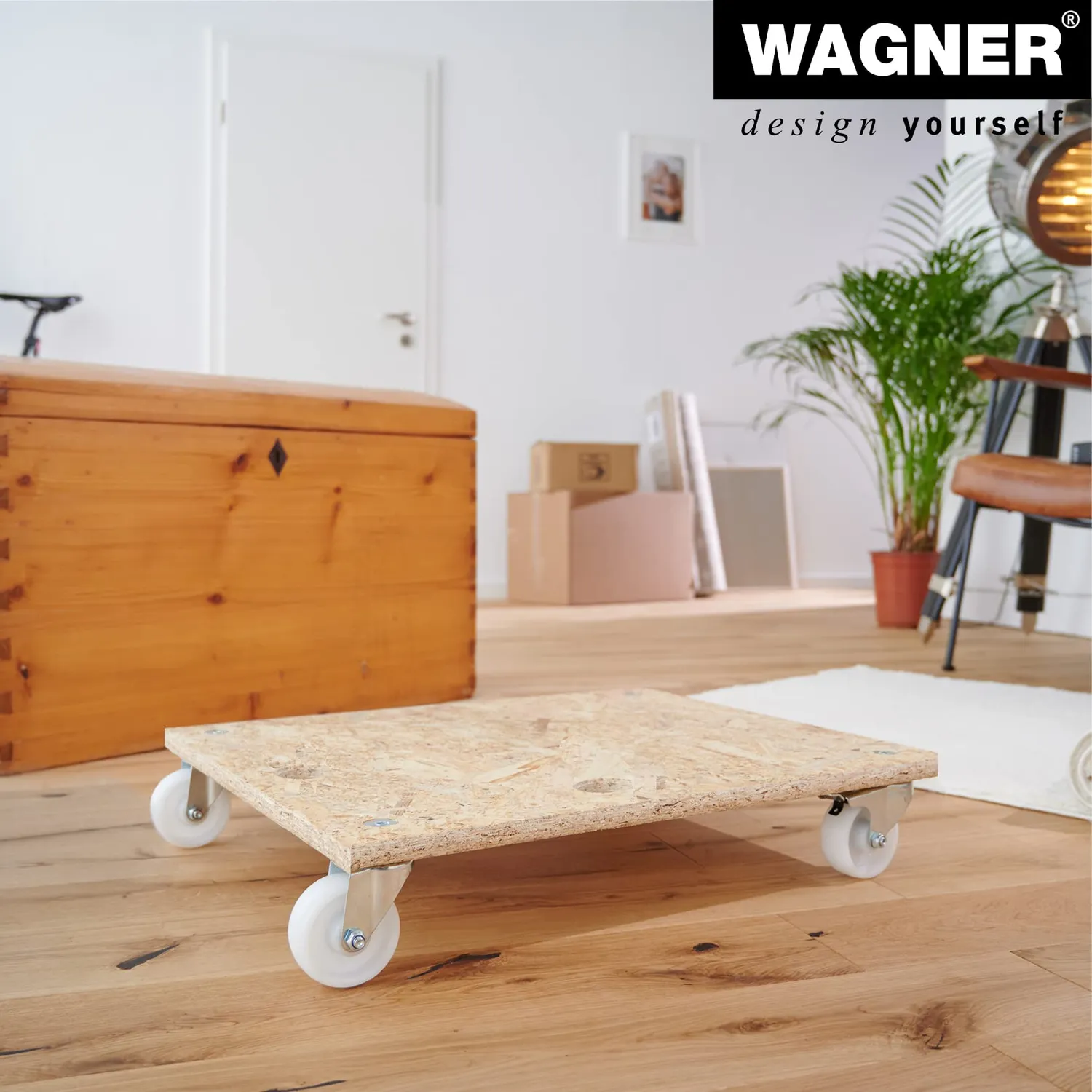 Wagner MM 1354 carrello trasporto 59x49 cm 250 kg OSB