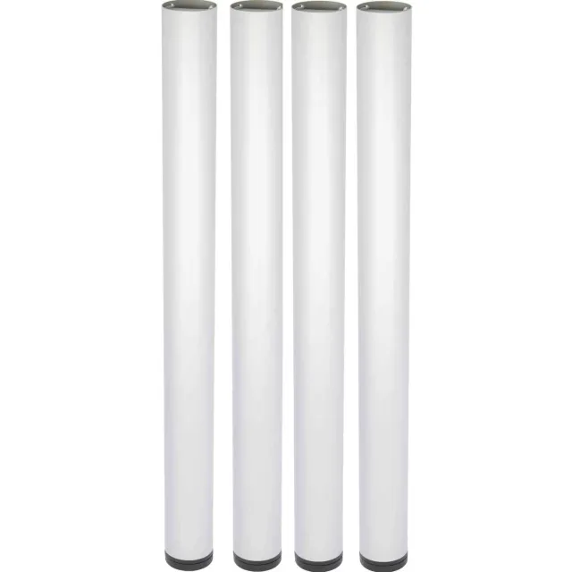 Wagner Teno 710 mm gambe tavolo argento 4 pz