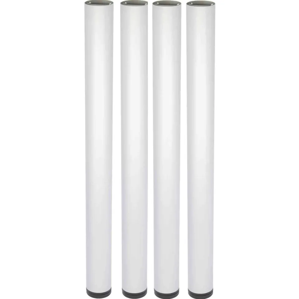 Wagner Teno 710 mm gambe tavolo argento 4 pz