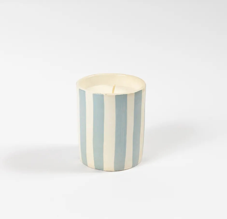 NIVA Zebra candela fico terracotta celeste