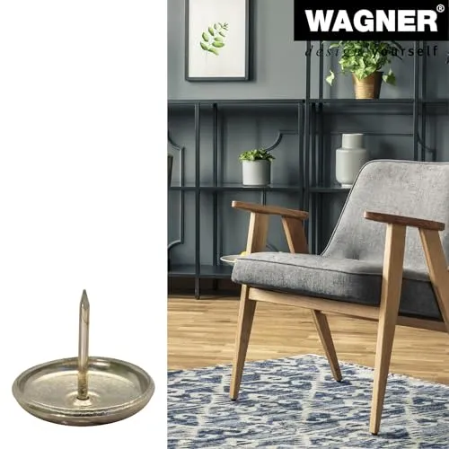Wagner 15112999 EH 1129 pattini ottone chiodo 30 mm 4 pezzi