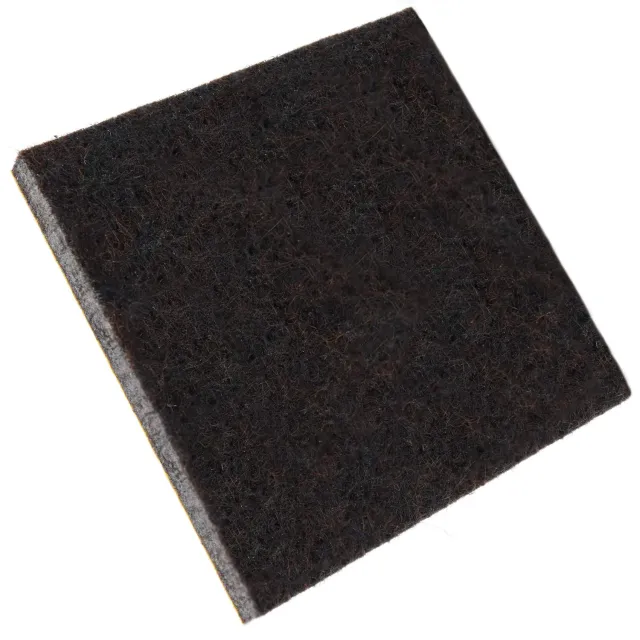 Adsamm feltrini quadrati 50x50 mm marroni 100 pezzi