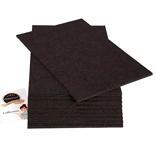 Adsamm Fogli Feltro A4 200x300 mm 10 Pezzi Marrone 5,5 mm