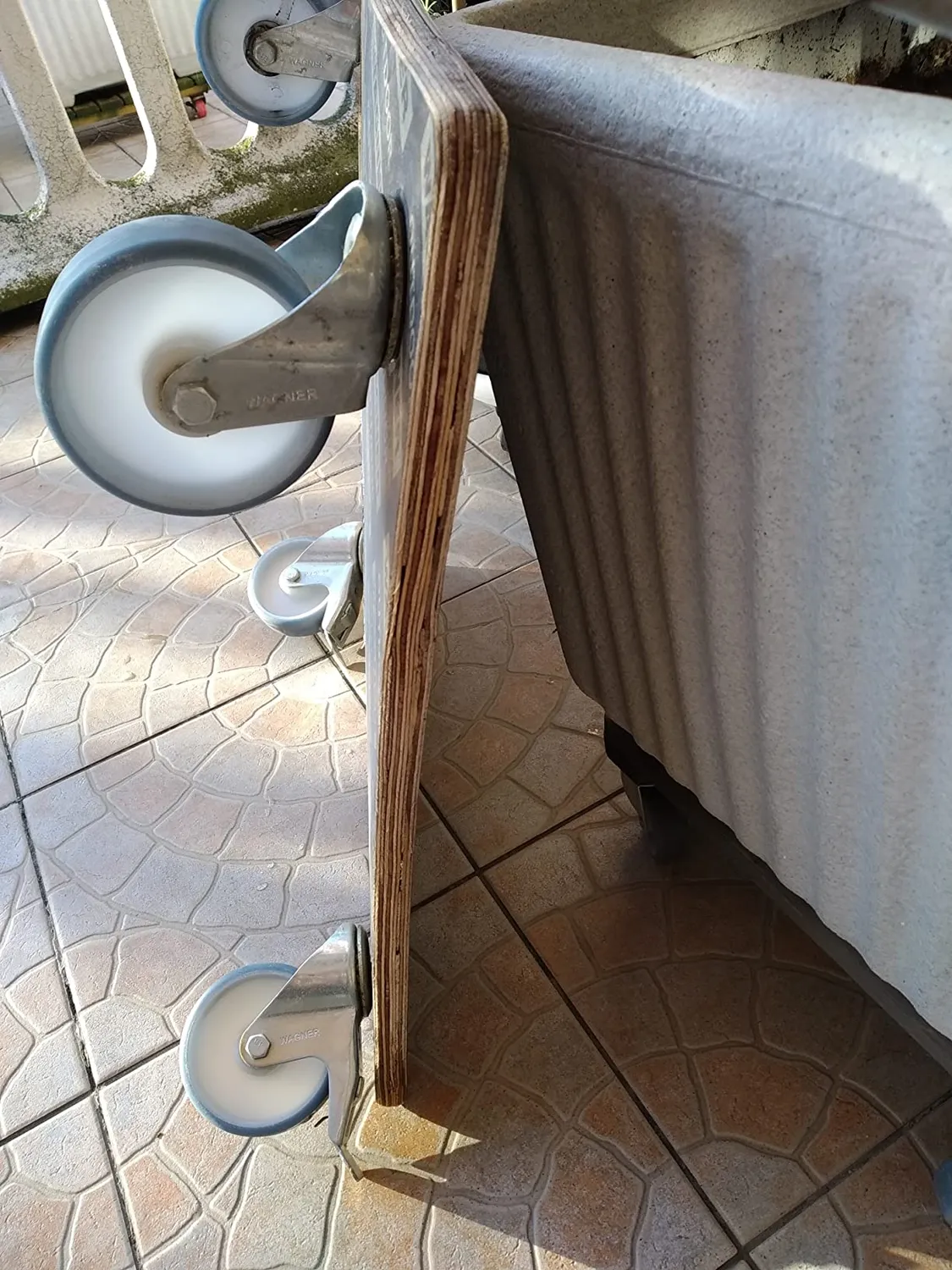 Wagner MaxiGrip 20135801 carrello per piante 58x58 cm legno