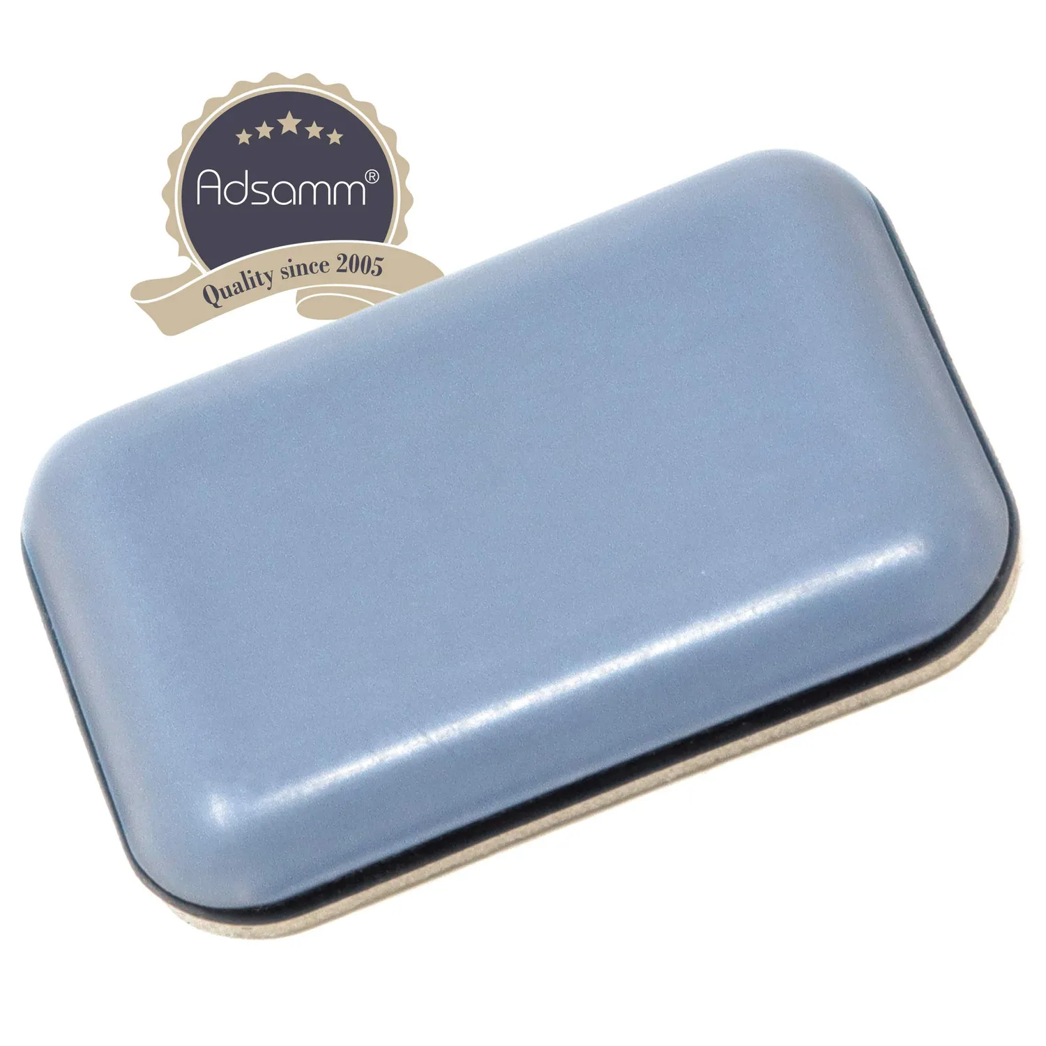 Adsamm 24x34 mm pattini PTFE autoadesivi 4 pezzi rettangolari