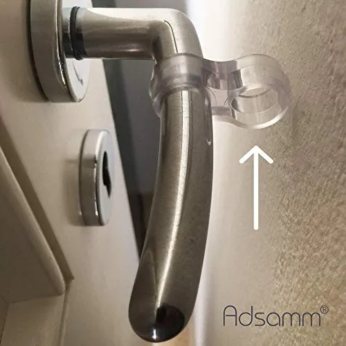 Adsamm Paracolpi Anello Maniglie PVC Trasparente Ø16/18 mm