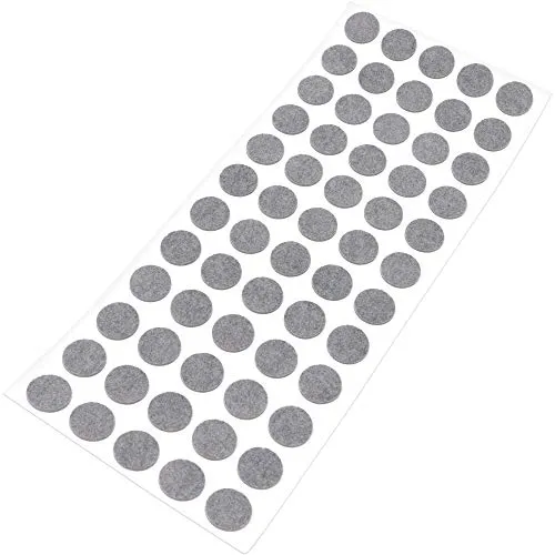Adsamm feltrini ultrasottili ø 14 mm grigi 60 pezzi 1,5 mm