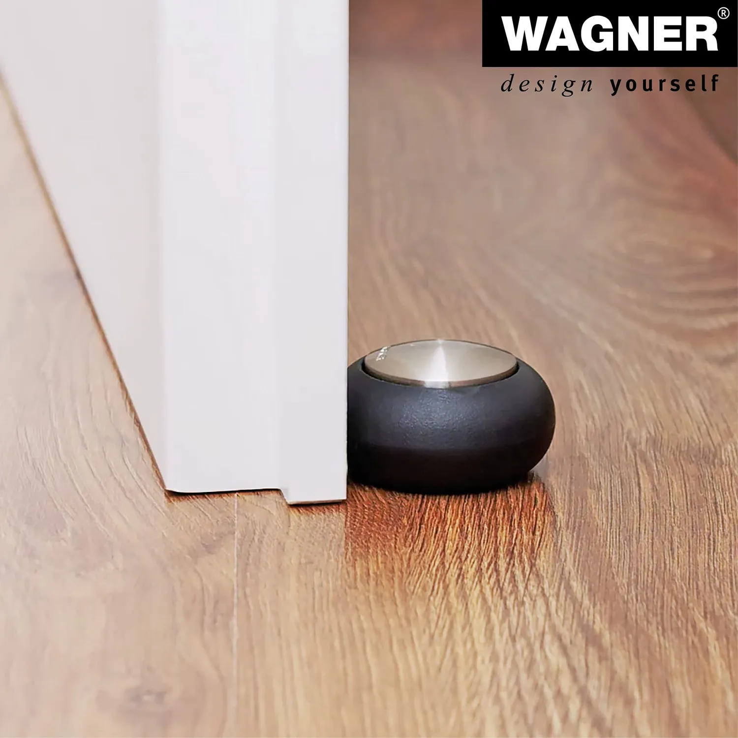 Wagner 15517611 fermaporta pavimento Ø54x30 mm zinco inox