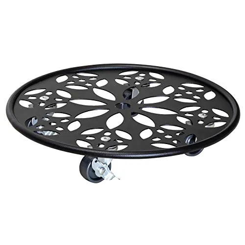 WAGNER Black Flower Carrello Piante Ø30 cm Nero 60 kg