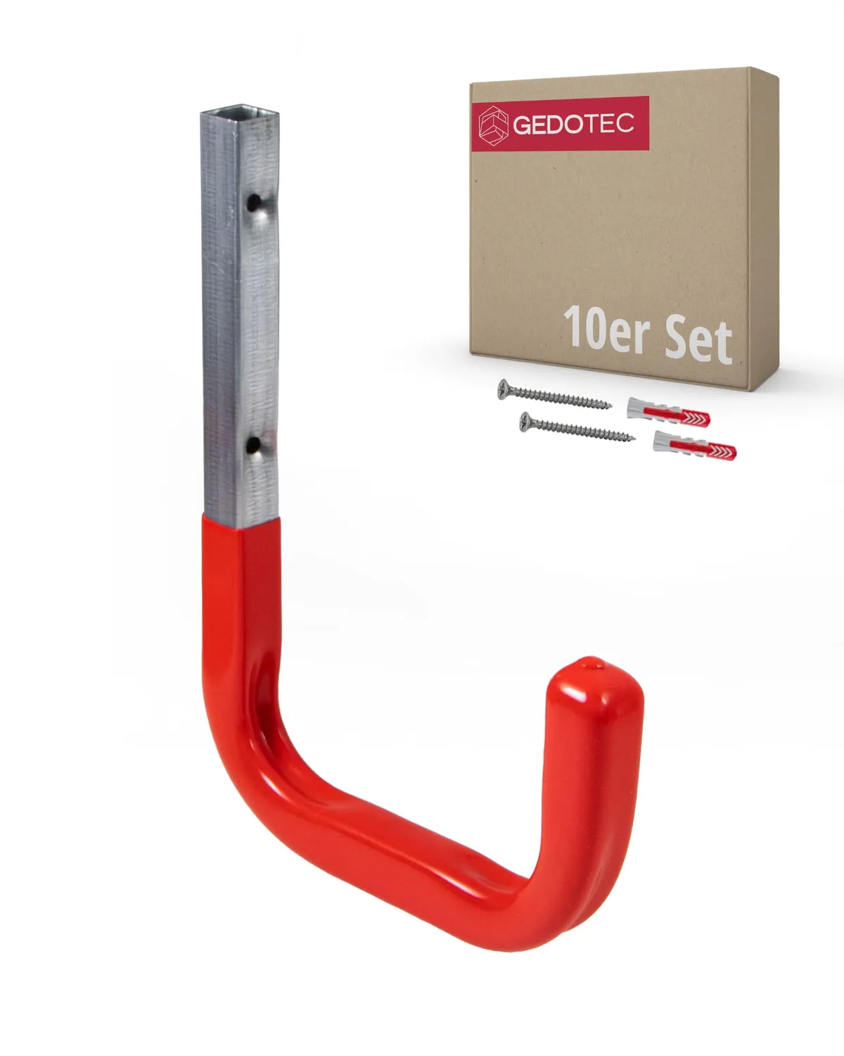 Gedotec Mono gancio da parete 150x210 mm 2 pezzi portata 50 kg