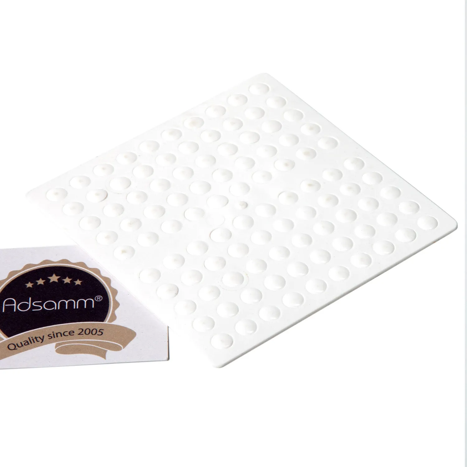 Adsamm paracolpi silicone bianchi Ø 7 mm 100 pezzi