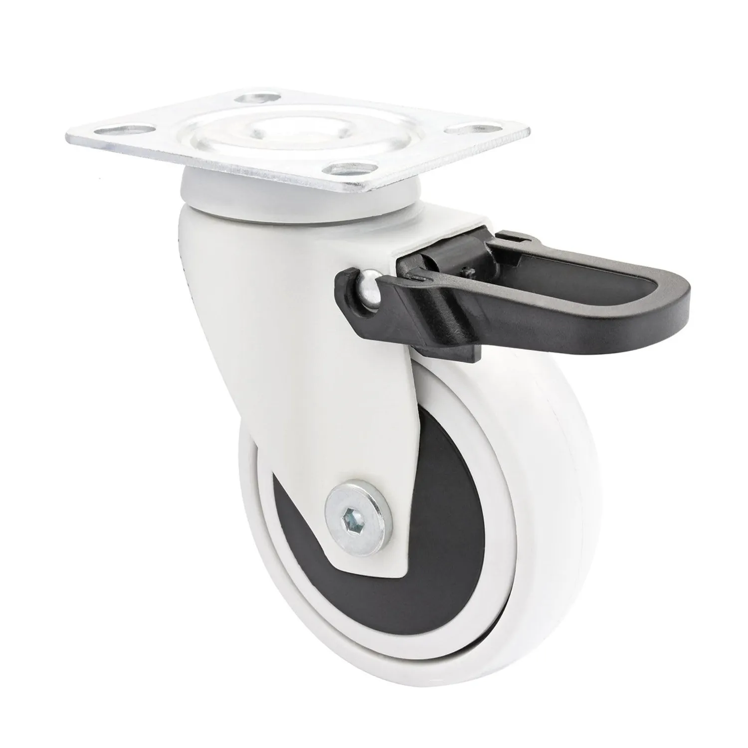 WAGNER 3C 02227602 ruote mobili set 2 bianche 75 mm morbide