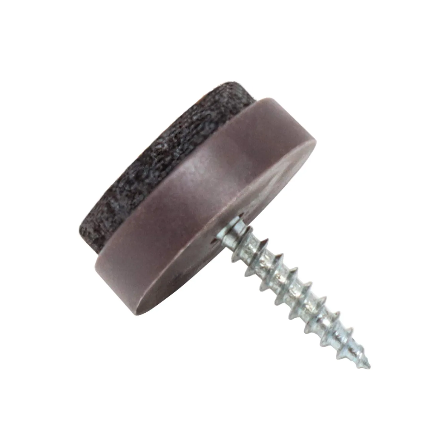 Adsamm Feltrini con Vite Ø 28 mm Marrone 32 Pezzi