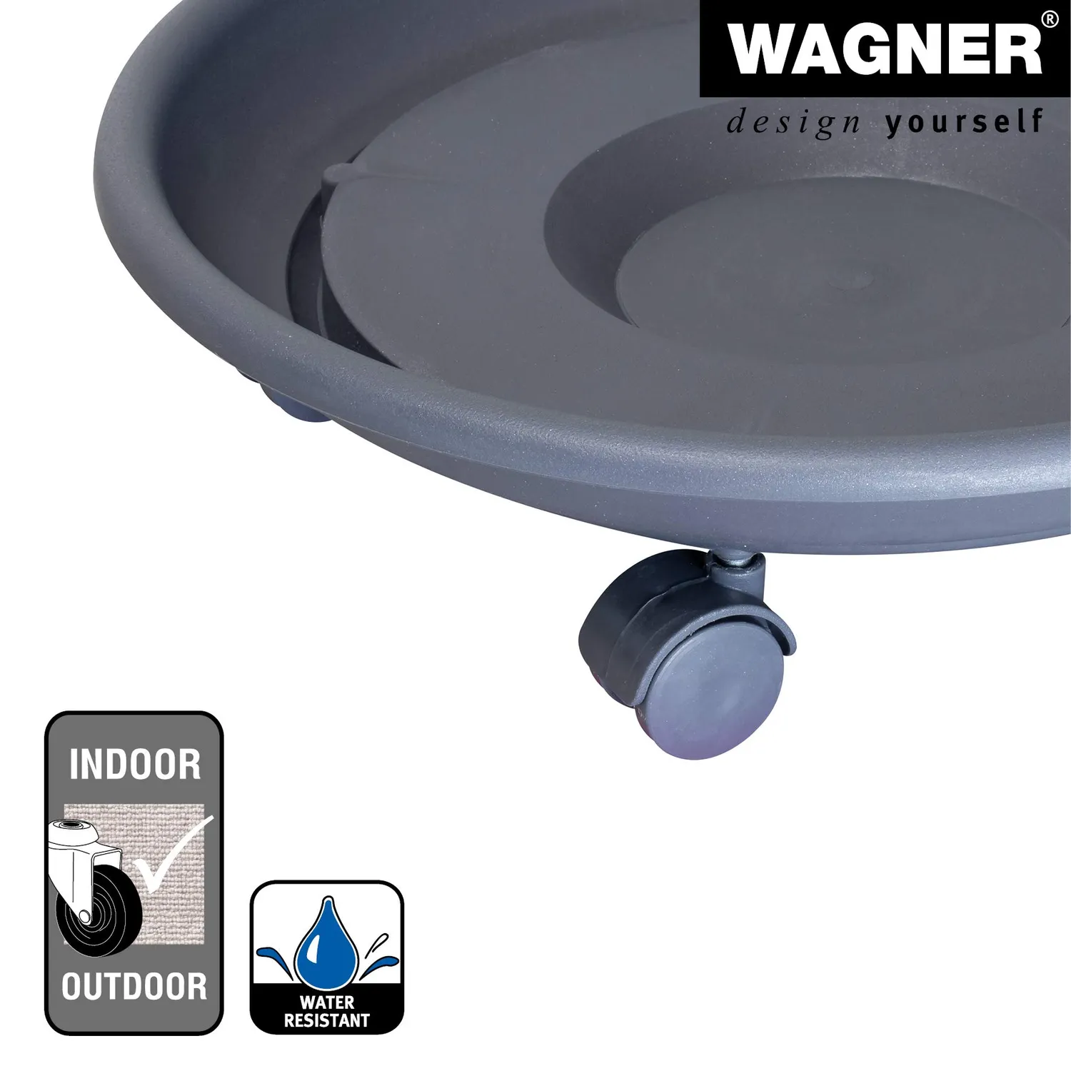 Wagner Serie K 20103701 carrello piante antracite Ø34 cm