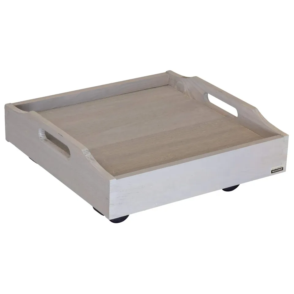 WAGNER Vintage carrello piante tortora 30x30 cm 100 kg