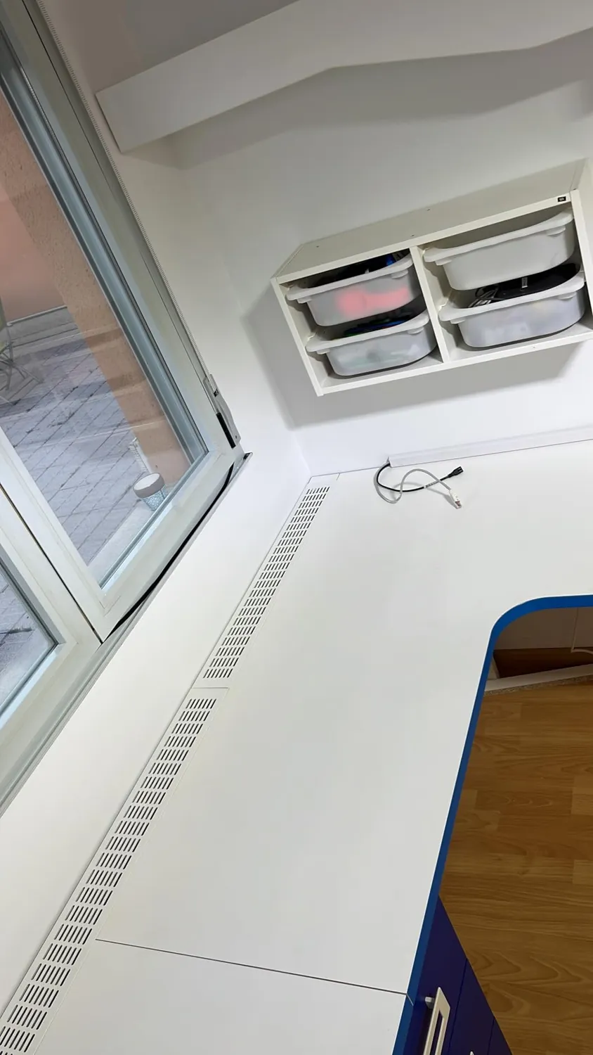 Gedotec Griglia Ventilazione 300x60 Nero Opaco Alluminio