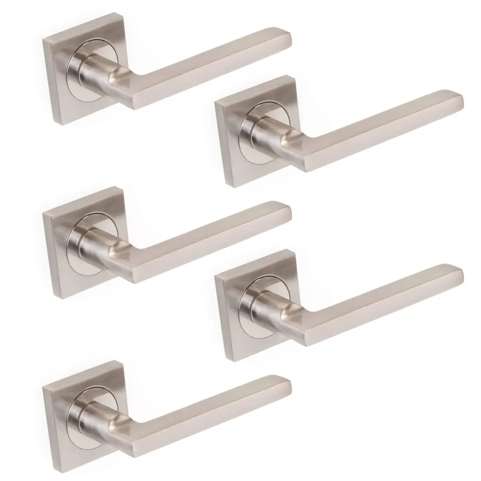 Emuca maniglia interna nickel satinato 5 coppie 50x50