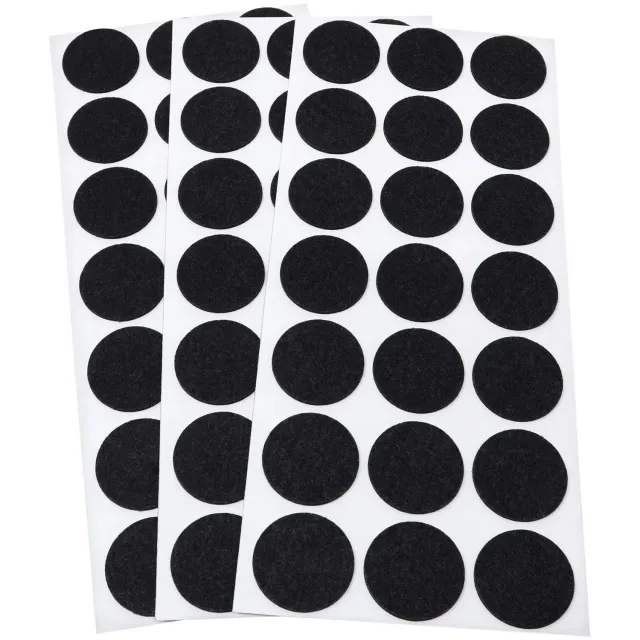 Adsamm feltrini ultrasottili Ø30 mm nero 63 pezzi 1,5 mm