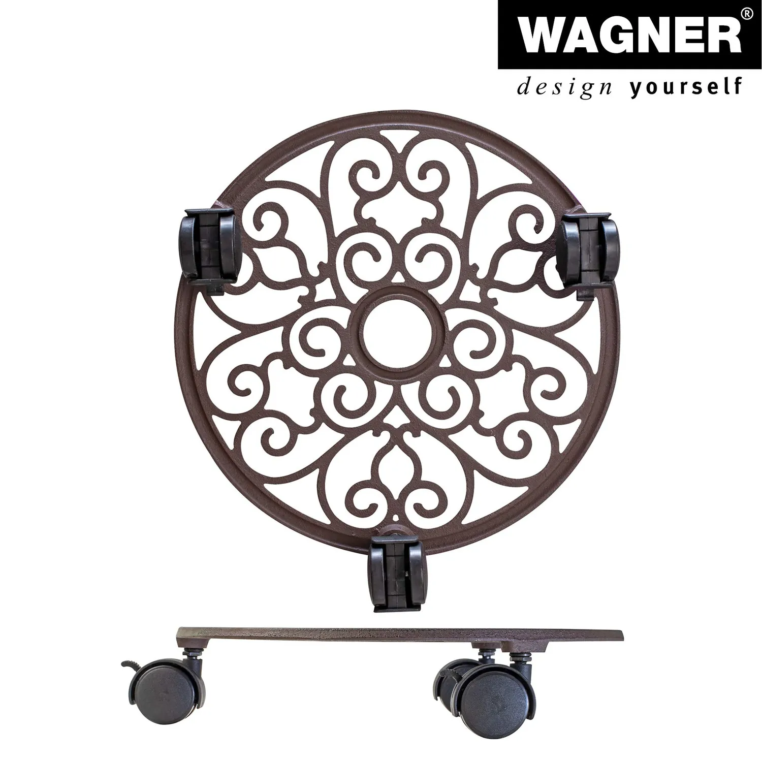 Wagner Antik 20092501 carrello piante rame Ø29 cm 50 kg
