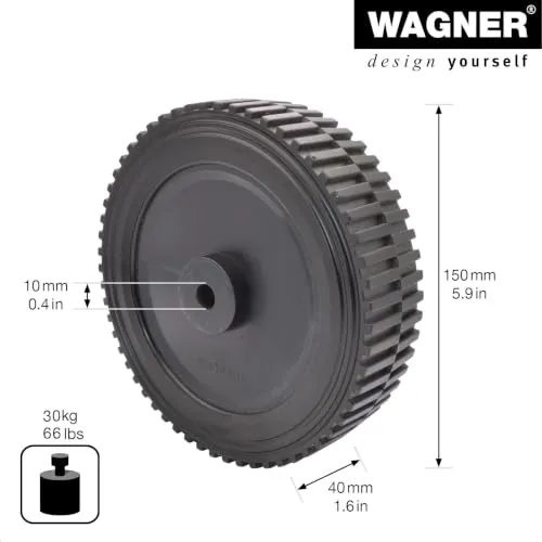 WAGNER RO 8150 Ruota Disco 150x40mm Foro 10mm 30 kg 1 pz