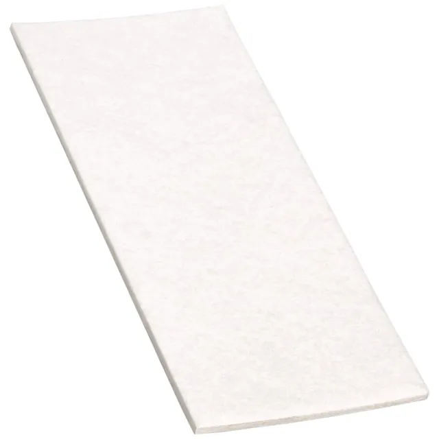 Adsamm foglio feltro autoadesivo 80x180 mm bianco 1 pezzo 3,5 mm