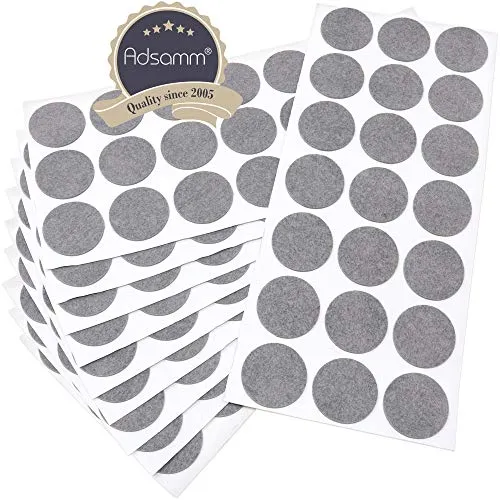 Adsamm Ultrasottili ø 30 mm Feltrini Grigi 210 pz 1,5 mm