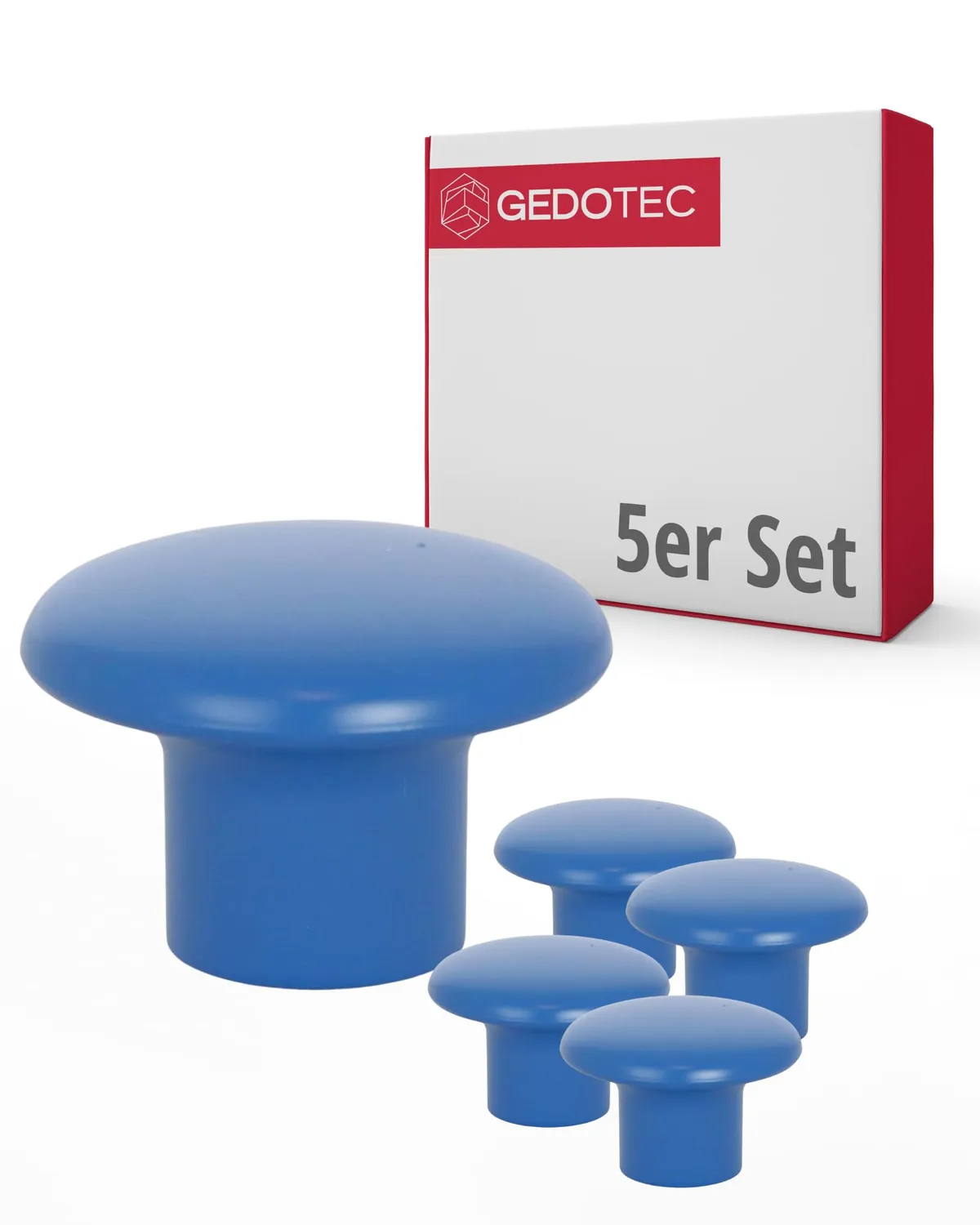Gedotec pomello cameretta 32 mm plastica arancione 1 pz